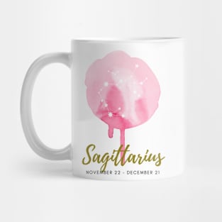 Zodiac Sagittarius Artprint Illustration Poster Drawing Art Print Constellation Astrology Mug